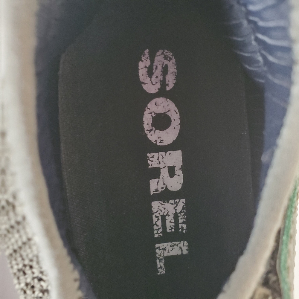 Sorel Women's High Top Sneakers Green Camo Size 7 - Picture 8 of 10